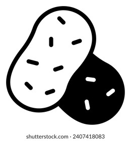 Potato icon illustration for uiux, web, app, infographic, etc