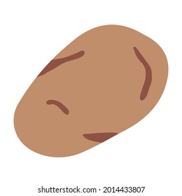 Potato icon isolated vector illustration. High quality flat style vector icon