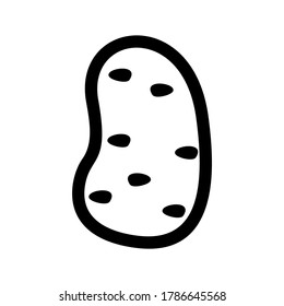 potato icon or logo isolated sign symbol vector illustration - high quality black style vector icons
