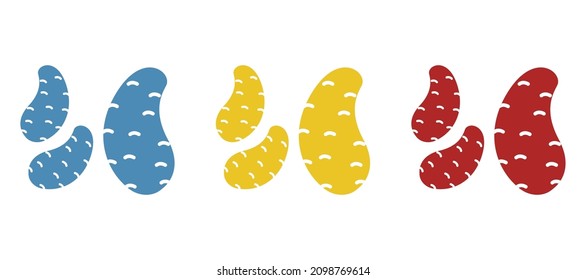 potato icon on a white background, vector illustration