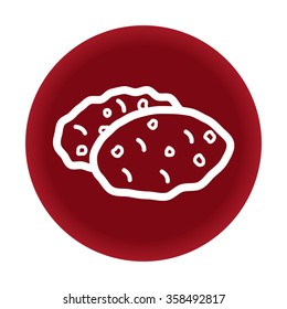 Potato icon. Vector illustration eps 10.