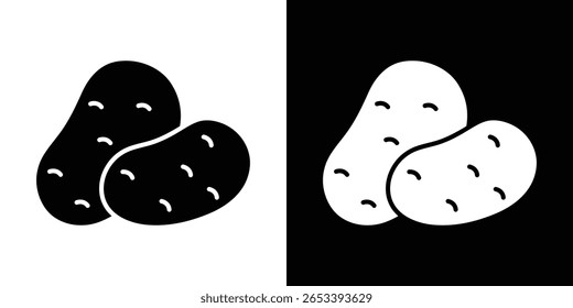 Potato icon Vector scalable graphics
