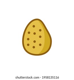 Potato icon. potato vector icon for web design isolated on white background