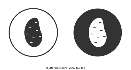 Ícone de batata para design de site, logotipo para web e apps.