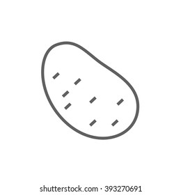 Potato line icon.