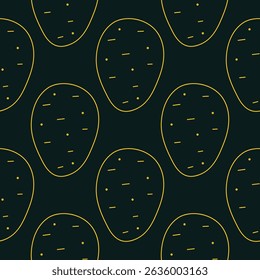 Potato Luxury trendy applicable design lovely abstract vector illustration artwork.eps