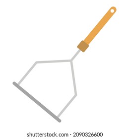 potato masher flat clipart vector illustration