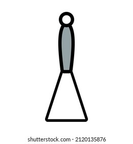 Potato Masher Icon. Editable Bold Outline With Color Fill Design. Vector Illustration.