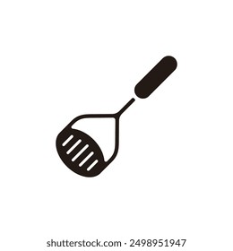 Potato masher icon. Flat silhouette version.