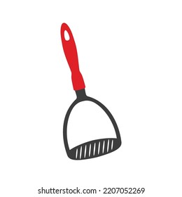 Potato masher icon isolated. Kitchen utensils. Cooking appliance. Flat vector illustration.