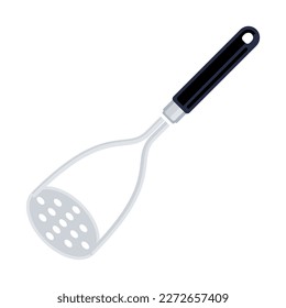 potato masher on white background