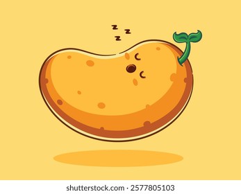 Potato Nap Illustration Vector Design