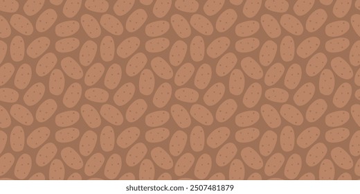 potato pattern Background. flat illustration potato background. seamless pattern potato. potato flat illustration background.