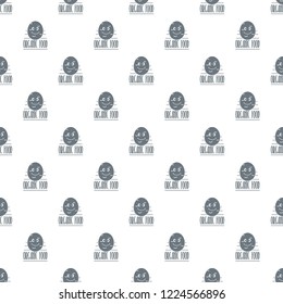 Potato pattern vector seamless repeat for any web design