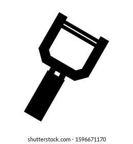 potato peeler icon isolated sign symbol vector illustration - high quality black style vector icons

