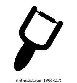 potato peeler icon isolated sign symbol vector illustration - high quality black style vector icons
