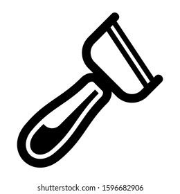 potato peeler icon isolated sign symbol vector illustration - high quality black style vector icons
