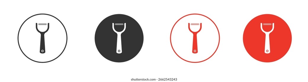 Potato peeler icon for logo, vector sign symbol for design