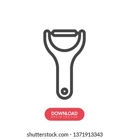 Potato peeler icon - Vector