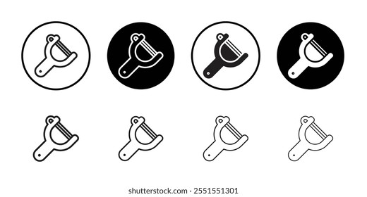 Potato peeler icon web design in vector