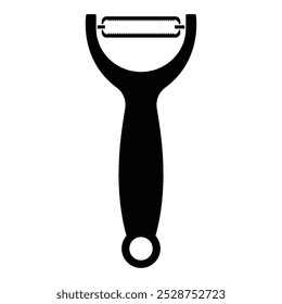 Potato peeler vector icon. filled flat sign for mobile concept and web design. Vegetable peeler glyph icon. Symbol, logo illustration. Vector graphics