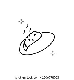 Potato, spanish icon. Element of spanish thin line icon