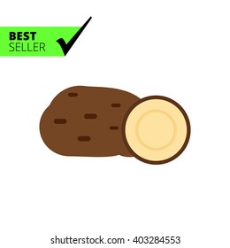 Potato tubers icon