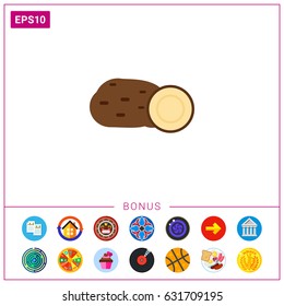 Potato tubers icon