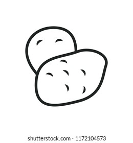 potato vector icon