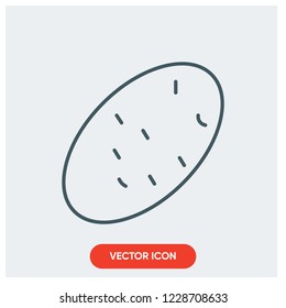 potato vector icon