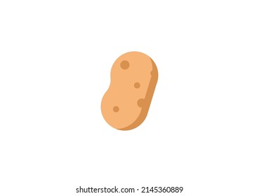 Vector de papa Emoticon aislado. Icono de papa