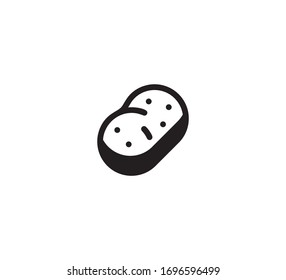 Potato vector isolated icon illustration. Potato Illustration