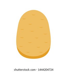 Potato vector. Potato on white background. wallpaper. logo design.