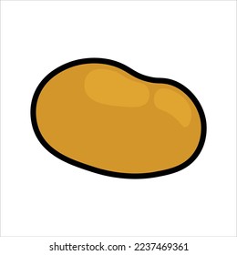 Potato Vegetable Illustration Design Vector