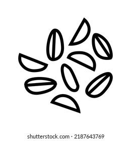 potato wedges line icon vector. potato wedges sign. isolated contour symbol black illustration