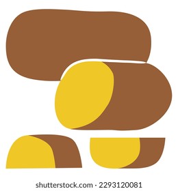 Potatodesign element for website, application, printing, document, poster design, etc.