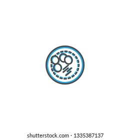 Potatoes icon design. Gastronomy icon vector illustration design