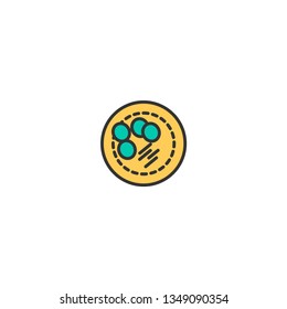 Potatoes icon design. Gastronomy icon vector illustration