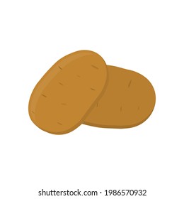 Potatoes icon. Vector illustration. Flat design.