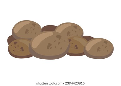 potatoes illustration design vector isolated