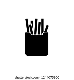 potatoes, slices, fries icon. Simple glyph vector of food set for UI and UX, website or mobile application