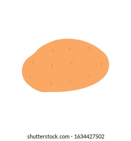 Potatoes vegetables vector illustration isolated on a white background
