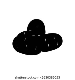 Potatoo vector with illustration of 