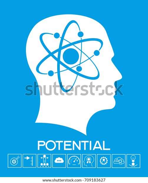 Potential Design Concept Modern Template Icons Stock Vector (Royalty ...