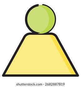Potenzial Energie Modernes Vektorsymbol - Minimale Illustrationssymbolvorlage für Web Mobile App UI Design