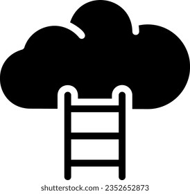 potential glyph icon illustration vector