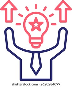 Potential Icon Color Vector Illustration