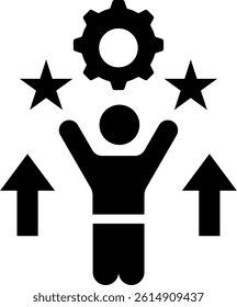 Potential Icon Glyph Vector Illustration