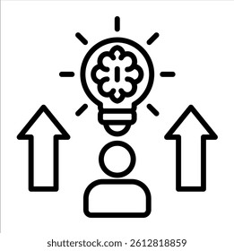 potential icon vector concept illustration