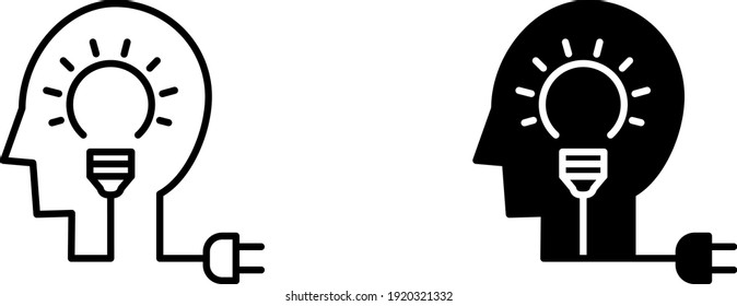 Potential icon , vector illustration